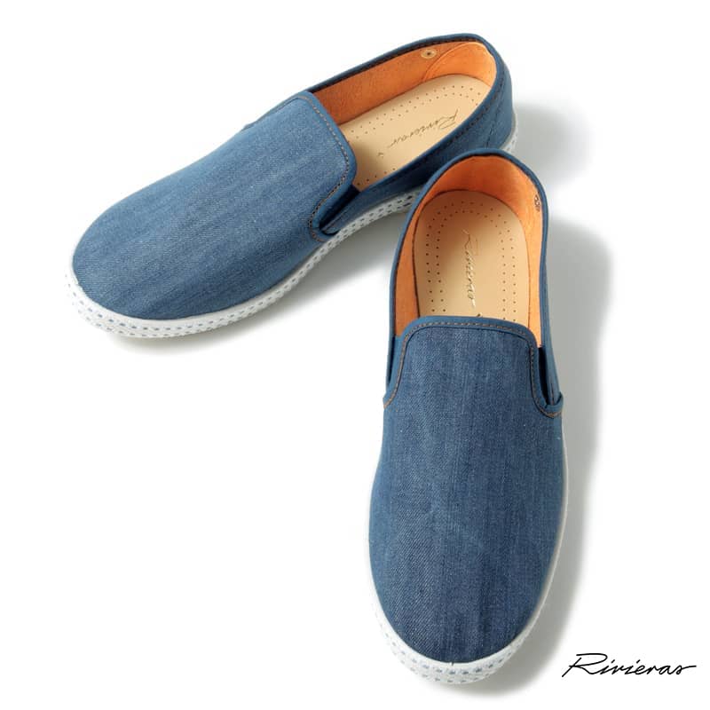 Rivieras リヴィエラ ネイビー スエード 26.5cm サイズ41 - 通販